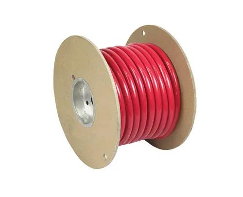 WUL2RD-25 – PACER Battery Cable, Without Terminal Red Positive 2 Gauge 600 Volts Tinned Copper Conductor/ PVC Insulat...